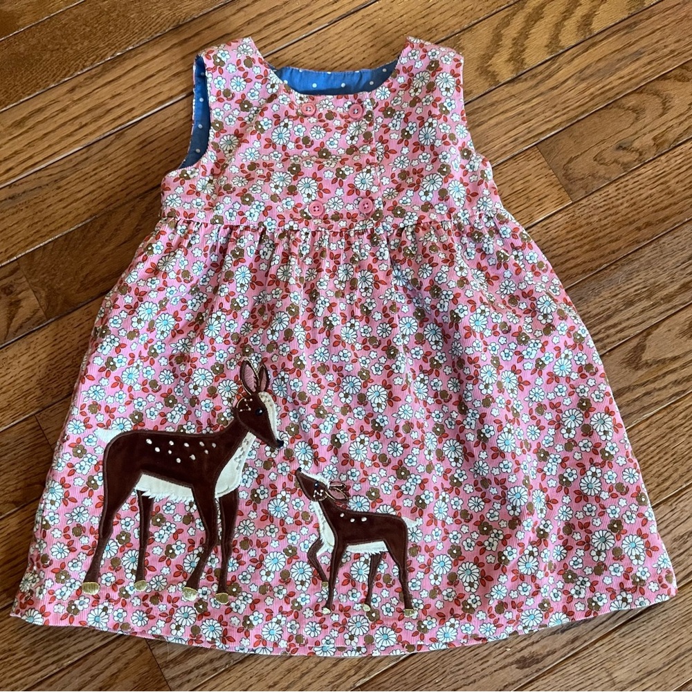 Baby Boden Deer Pinnie
